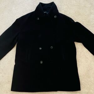 Polo Ralph Lauren Black Double-Breasted Peacoat Men’s Size XL